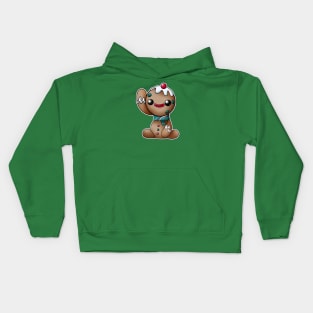 gingerbread xmas 1 Kids Hoodie